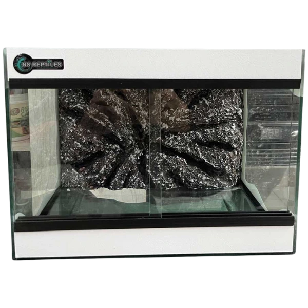 Stakleni terarijum 30x20x25cm sa 3D pozadinom