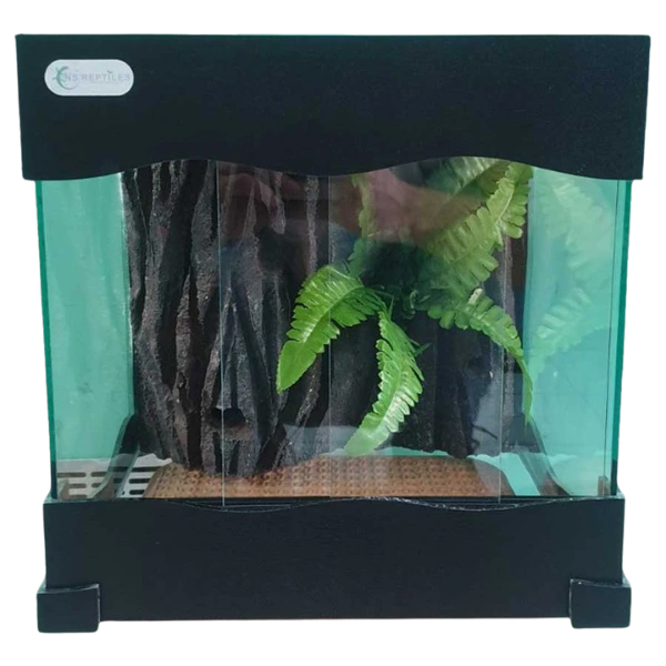 Stakleni terarijum 30x30x30cm sa 3D pozadinom