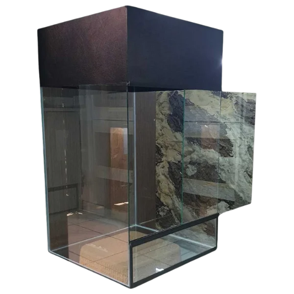 Stakleni terarijum 45x40x70cm