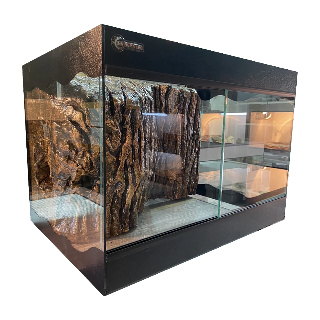 Stakleni terarijum 50x35x35cm sa 3D pozadinom