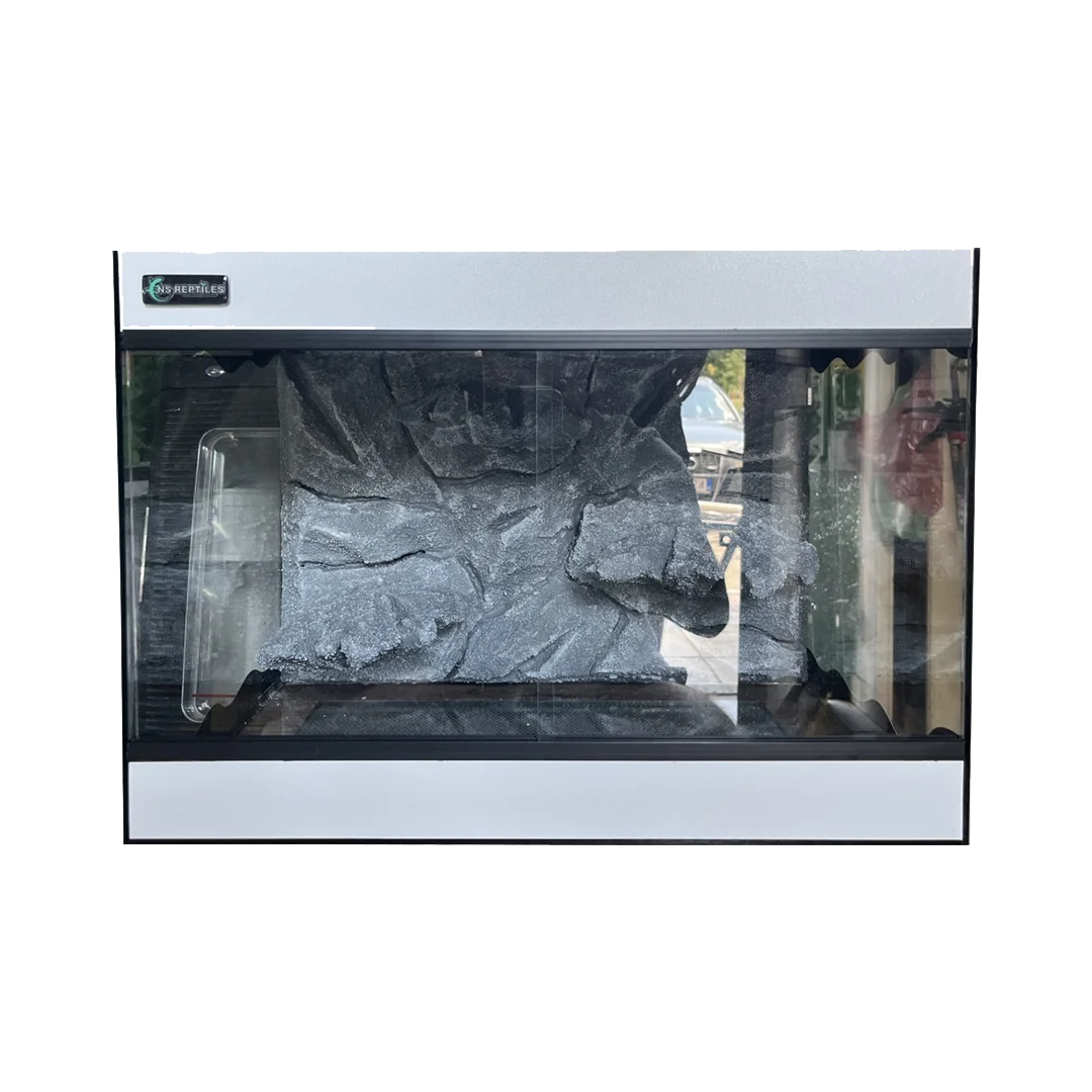 Stakleni terarijum 50x35x35cm sa 3D pozadinom