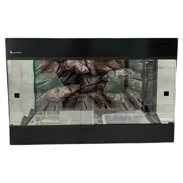 Stakleni terarijum 70x50x50cm sa 3D pozadinom